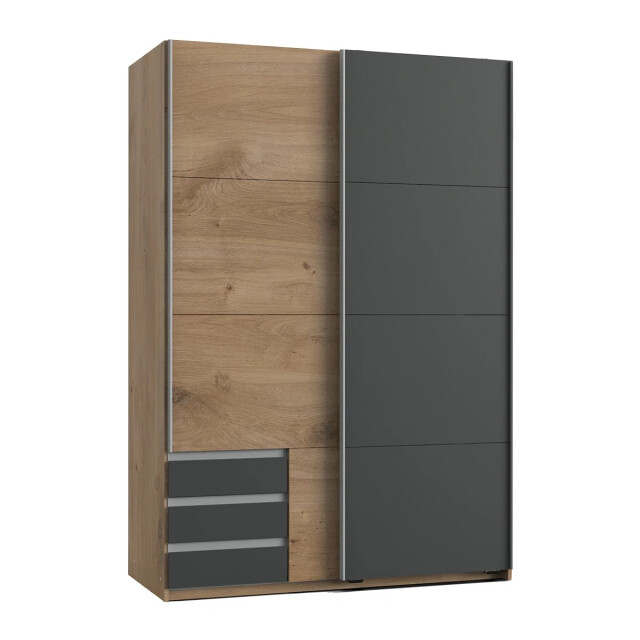 CaliCosy Kledingkast met 2 schuifdeuren l135 cm 2937657 large