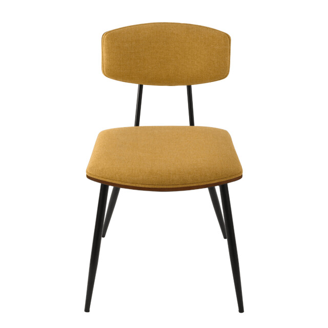 Signature Set van 2 mosterdgele stoelen babette h79 cm 2930272 large