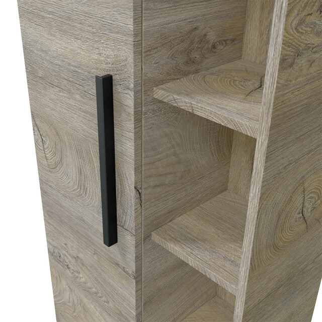 CaliCosy Hangende kolomkast met 1 deur en 5 opbergvakken h135 cm 2930512 large