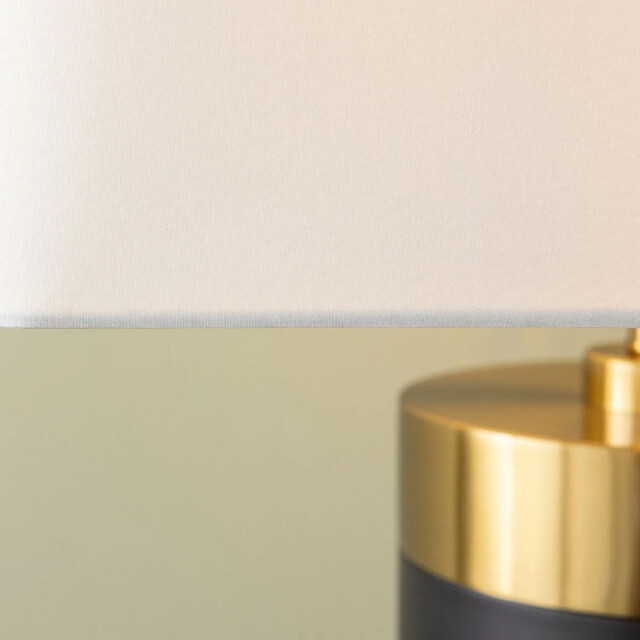 Signature Staande lamp in zwart metaal met gouden afwerking h165 cm vendome 2981034 large