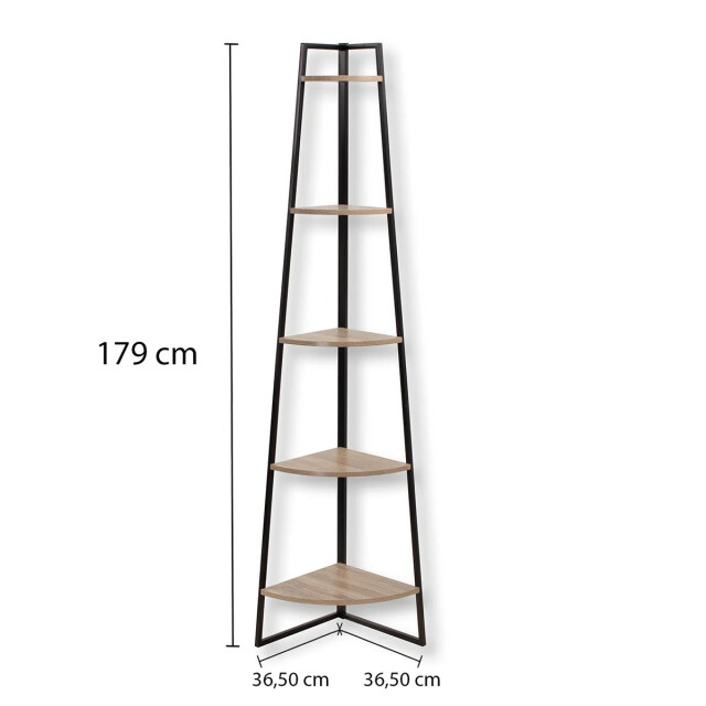 CaliCosy Hoekplank 5 niveaus houtdecor h180 cm colorado 2929372 large