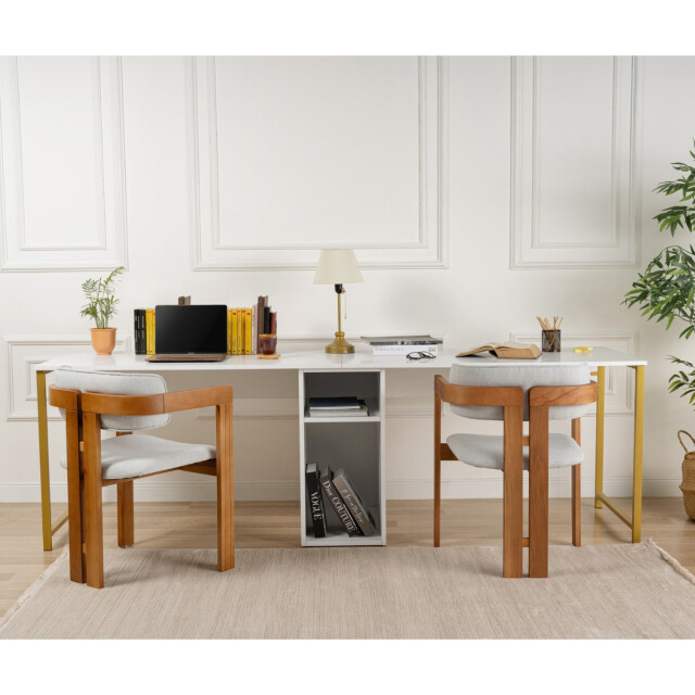 CaliCosy Dubbel bureau l240 cm twin 3066345 large