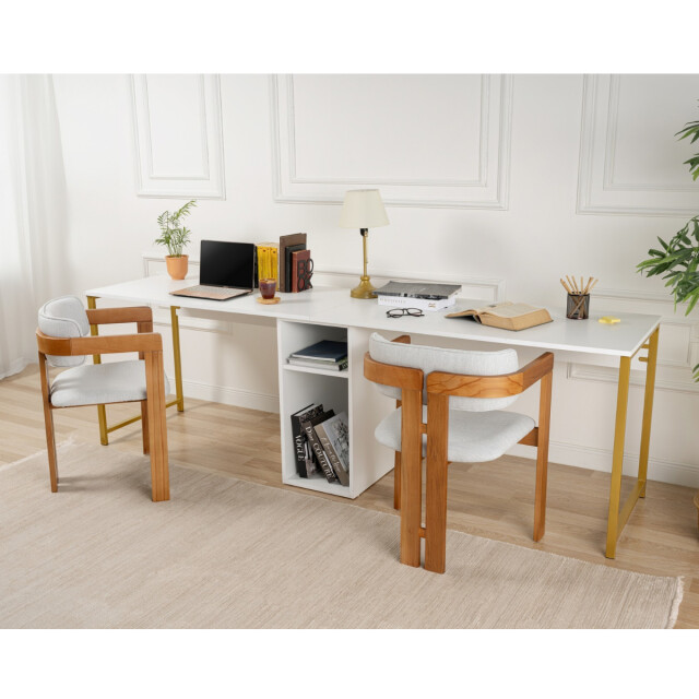 CaliCosy Dubbel bureau l240 cm twin 3066345 large