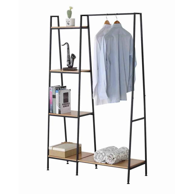 CaliCosy Garderobekast 1 lage plank met 4 planken h160cm lexie 2929793 large