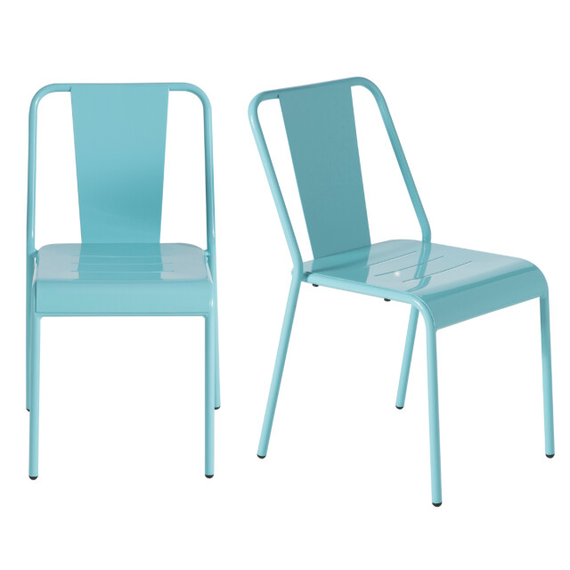 Signature Set van 2 achille indus metalen stoelen 2936638 large