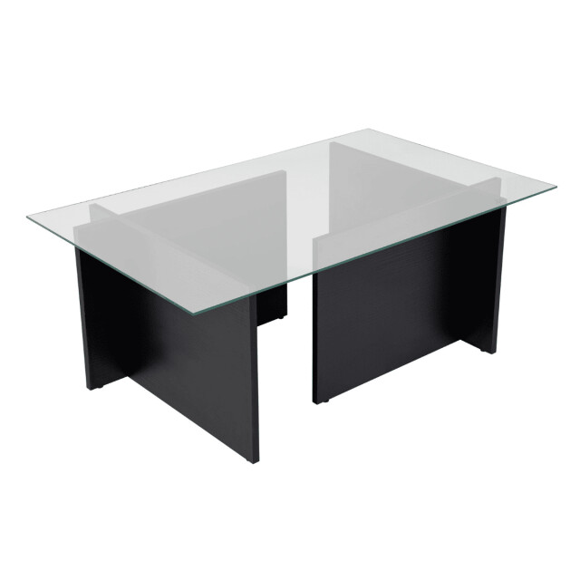 CaliCosy Salontafel met glazen blad l105 cm noah 3046342 large