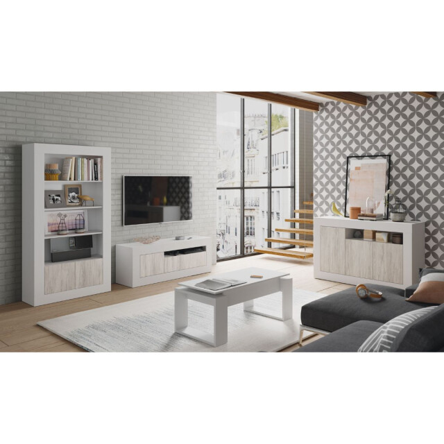 CaliCosy Tv-meubel design 3 deuren baltik l139 cm 2930352 large