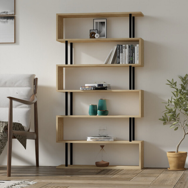 CaliCosy Etagère 7 planken eiken decor saffier l90 cm hector 2930413 large