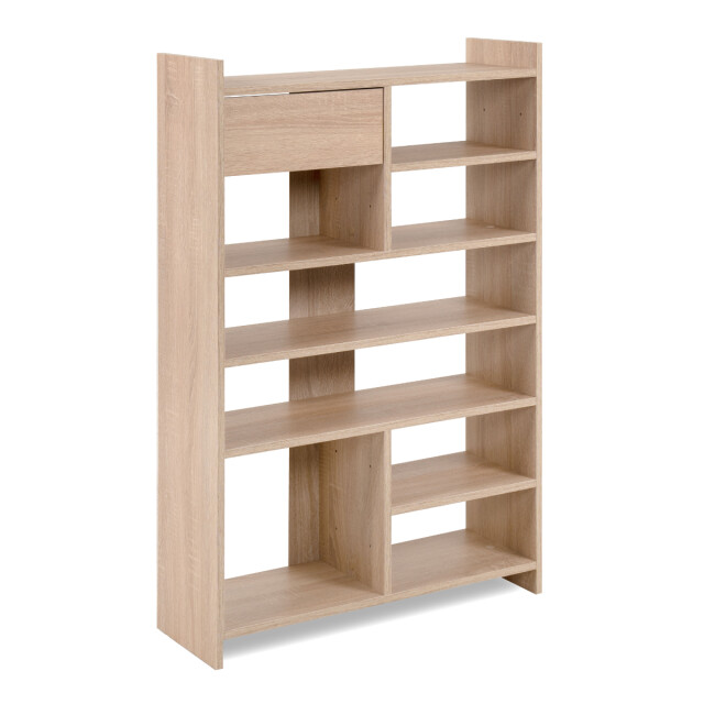 CaliCosy Schoenenkast met 8 open vakken en 1 lade h109 cm mÜnster 3011545 large