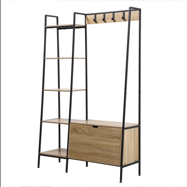 CaliCosy 5-vaks kledingkast met schoenendoos en jashaken lexie 2929792 large