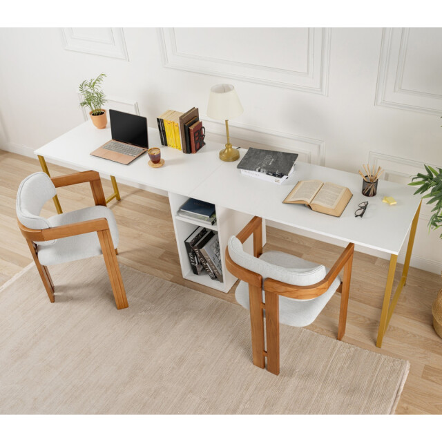 CaliCosy Dubbel bureau l240 cm twin 3066345 large