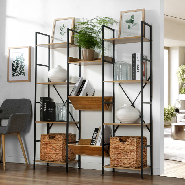 CaliCosy Rek 11 niveaus industriële stijl l125 x h150 cm 2930533 large