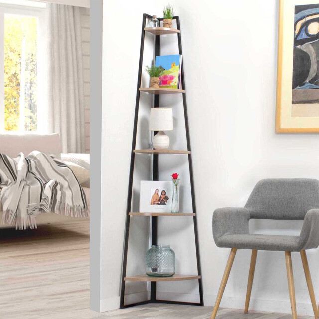 CaliCosy Hoekplank 5 niveaus houtdecor h180 cm colorado 2929372 large