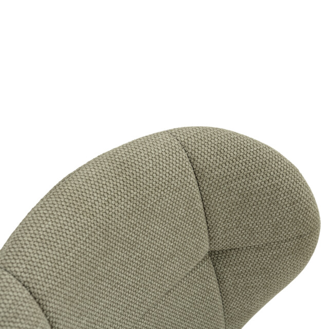 CaliCosy Set van 2 stoelen in stof met zwarte metalen poten l50 cm maori 3078786 large
