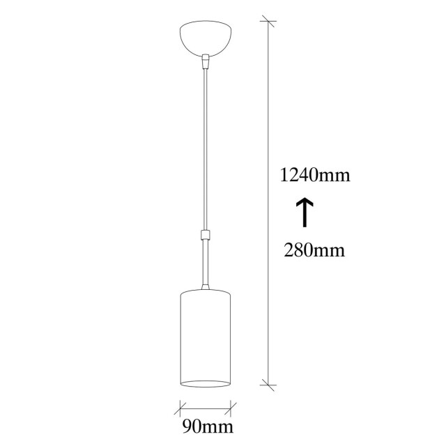 CaliCosy Hanglamp van goudkleurig metaal d9 cm kem 3067166 large
