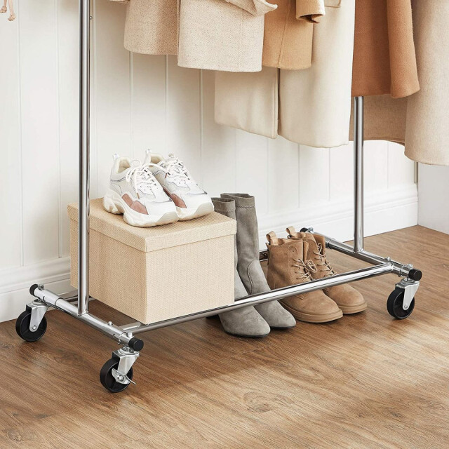 CaliCosy Kledingrek op wielen met uitschuifbare stang 92-132 cm 2929473 large