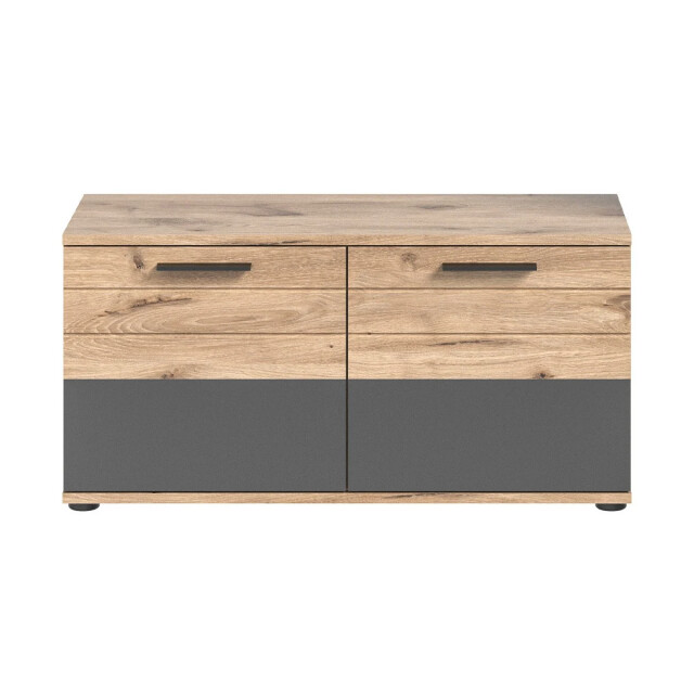 CaliCosy Bank met schoenenopberger 2 deuren l90 cm mason 2951207 large