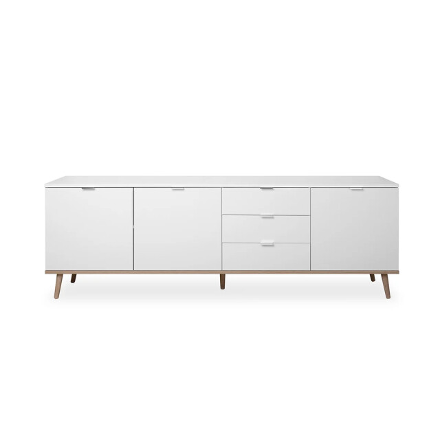 CaliCosy Lage buffetkast 3 deuren 2 planken 3 laden l200 cm kopenhagen 2930231 large