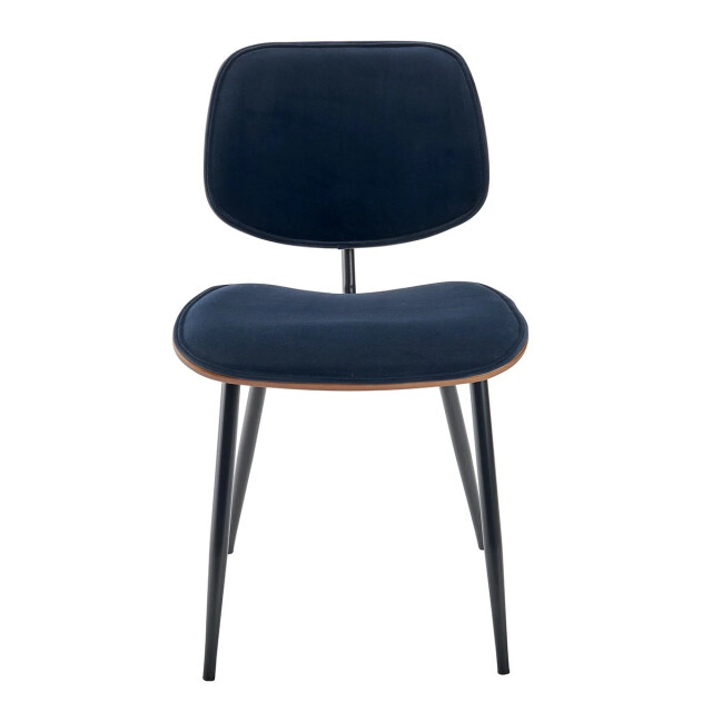 Signature Set van 2 fluwelen stoelen met houten afwerking olympia 2936796 large