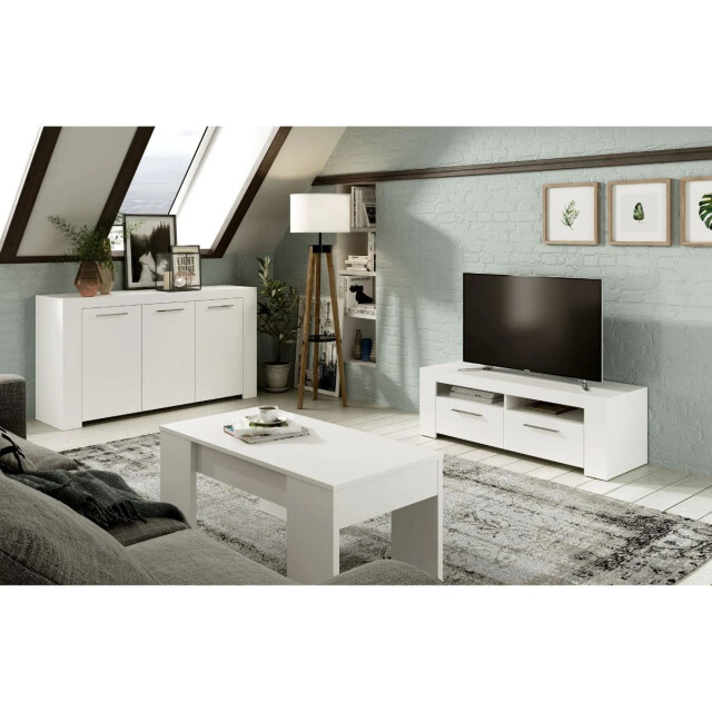 CaliCosy Tv-meubel met 2 deuren en 2 opbergvakken ambit l120 cm 2930351 large
