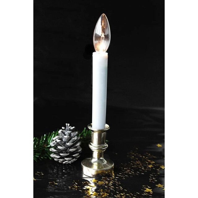 CaliCosy Set van 8 batterij-aangedreven kaarsenhouders voor de kersttafel 2928251 large