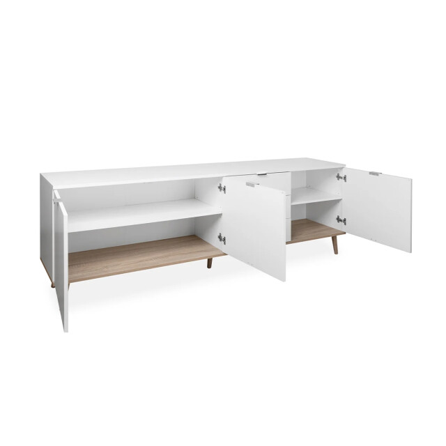 CaliCosy Lage buffetkast 3 deuren 2 planken 3 laden l200 cm kopenhagen 2930231 large