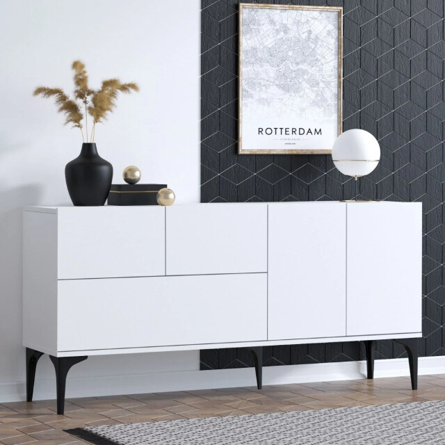 CaliCosy Buffet 5 deuren wit l150 cm glise 2930412 large