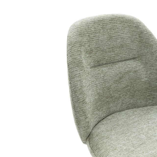 CaliCosy Set van 2 draaibare stoelen in stof met zwarte metalen poten l47 cm tamara 3078559 large