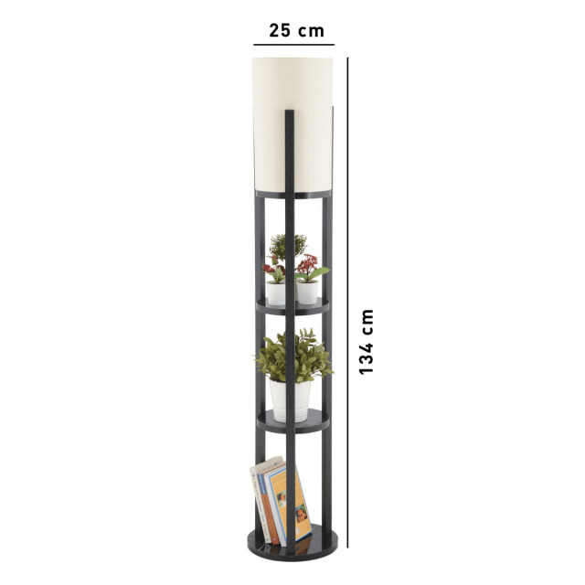CaliCosy Lamp met 3 ronde planken h135 cm circle 3042264 large
