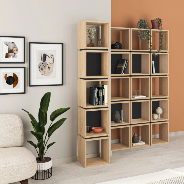 CaliCosy Boekenplank 5 vakken h167 cm lofty 2937376 large