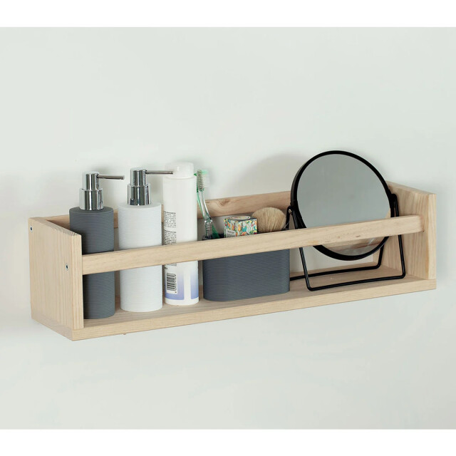 CaliCosy Wandplank van massief grenen l60 x h15 cm 2929450 large