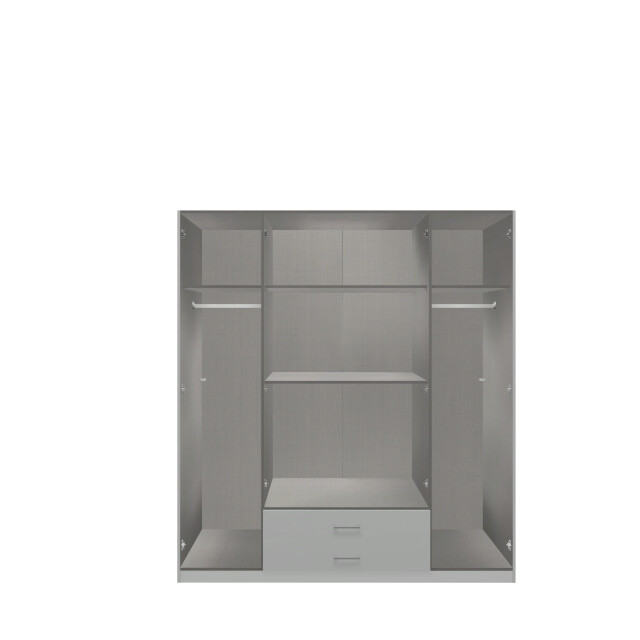 CaliCosy Kast met 4 deuren waarvan 2 spiegels en 2 laden l180 cm 2930630 large