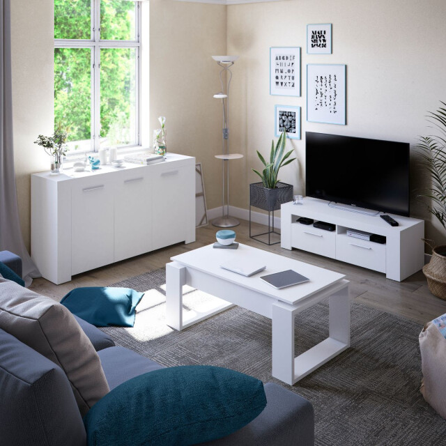 CaliCosy Tv-meubel met 2 deuren en 2 opbergvakken ambit l120 cm 2930351 large