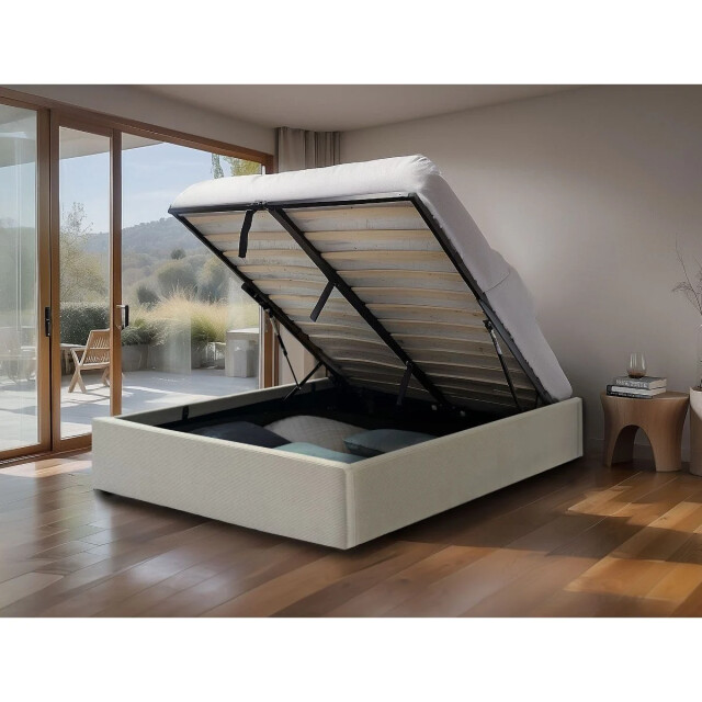 CaliCosy Opbergbed 140x190 cm bekleed met fluweel romy 3177839 large