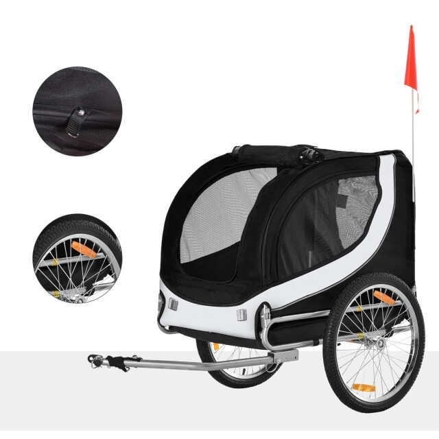 4goodz Pawhut hondenkar fietskar hondendrager 3157923 large