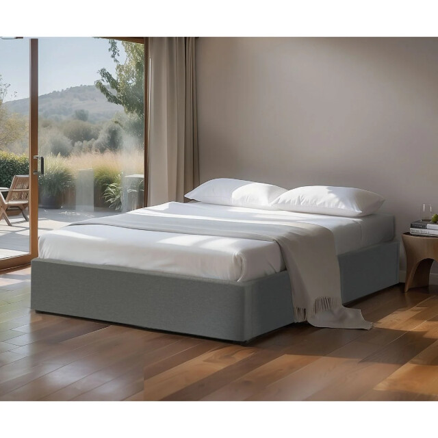 CaliCosy Kopie van opbergbed 140x190 cm met grijze stof romy 2979230 large
