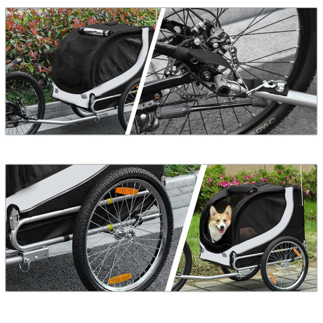 4goodz Pawhut hondenkar fietskar hondendrager 3157923 large