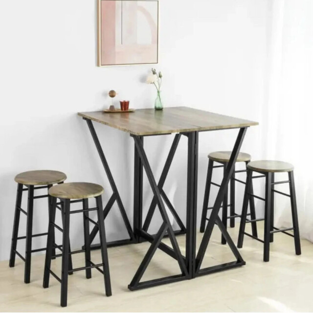 CaliCosy Hoge inklapbare tafel + 4 krukken dock 2930531 large