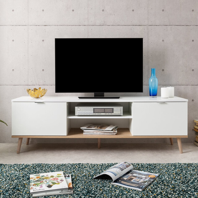 CaliCosy Tv-meubel 2 deuren 2 open vakken l160 cm copenhague 2930229 large