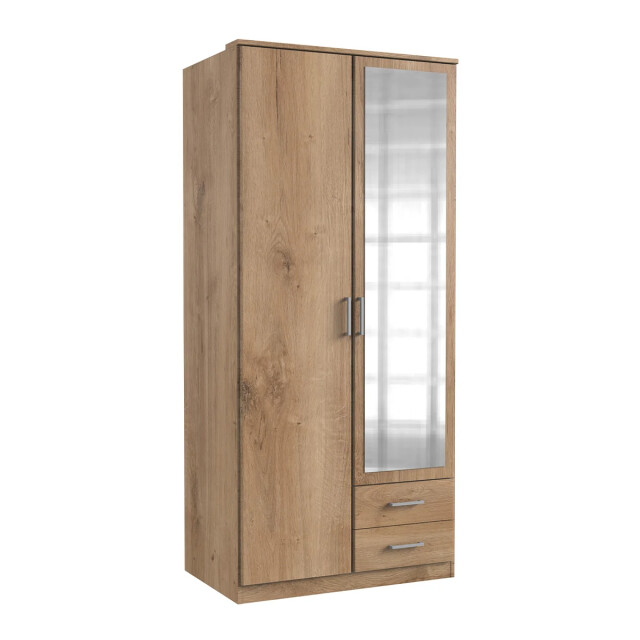 CaliCosy Kast 1 deur 1 spiegeldeur en 2 laden l91 cm 2937635 large