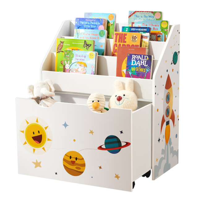 CaliCosy Opbergrek voor kinderen met boekenkast h70 cm 2930329 large