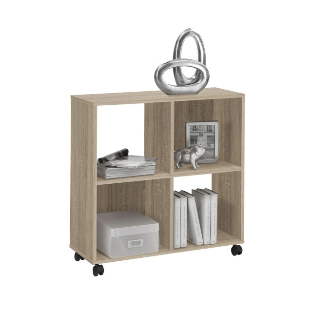 CaliCosy Boekenkast op wielen met 4 vakken sprint 2937054 large