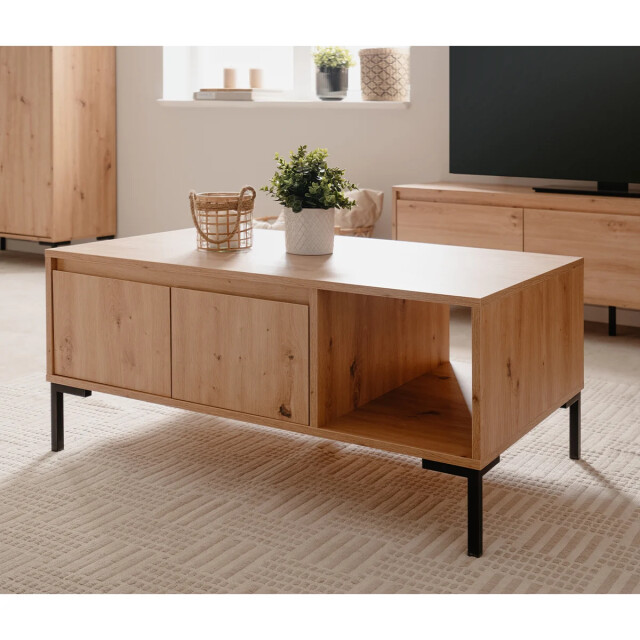 CaliCosy Salontafel 2 deuren 1 nis l100 cm plock 2930169 large