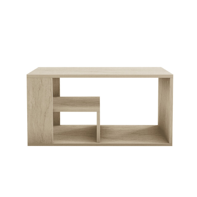 CaliCosy Salontafel met planken, travertin decor l80 cm eros 3061542 large