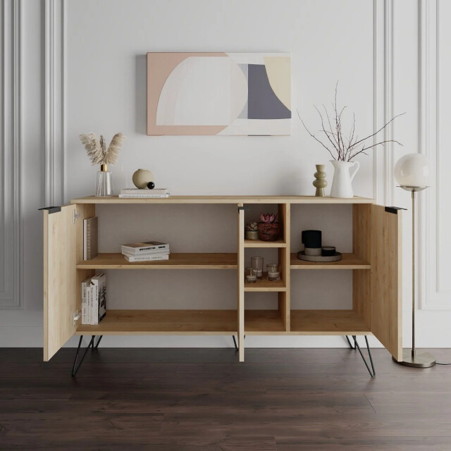 CaliCosy Buffet 3 nissen en 3 deuren l142 cm clara 2937493 large