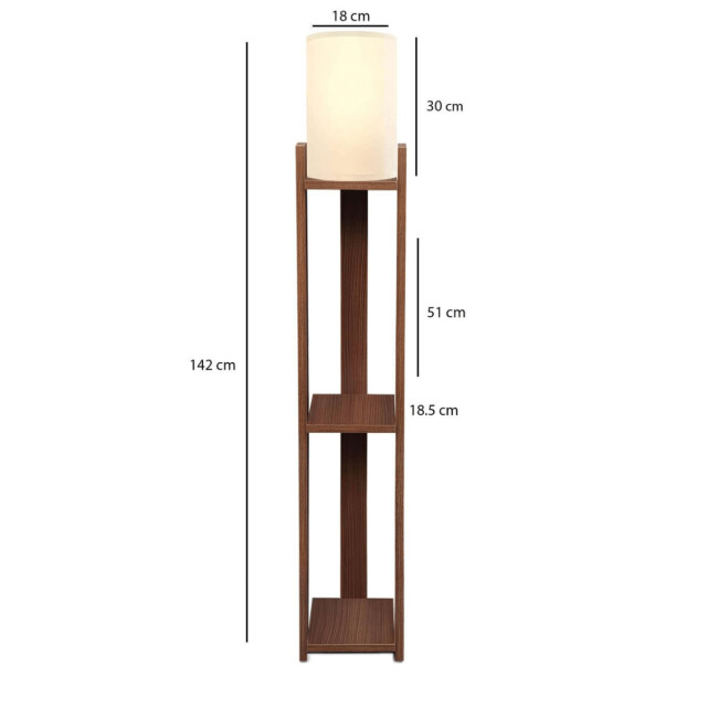 CaliCosy Lamp met opbergplanken h142 cm elly 3048080 large