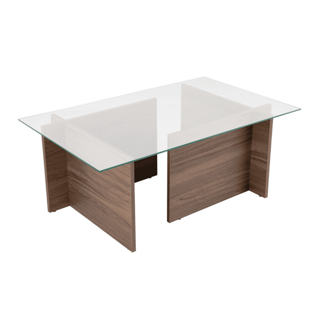 CaliCosy Salontafel met glazen blad l105 cm noah 3046340 large