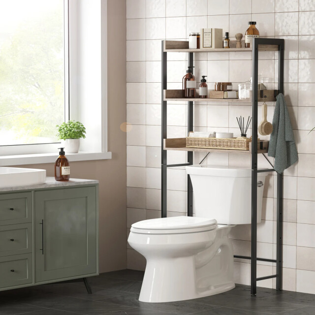 CaliCosy Toiletbrug met 3 planken l63 cm 2930328 large