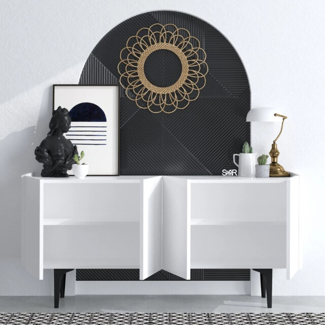 CaliCosy Buffet 4 deuren wit l150 cm polaris 2930408 large