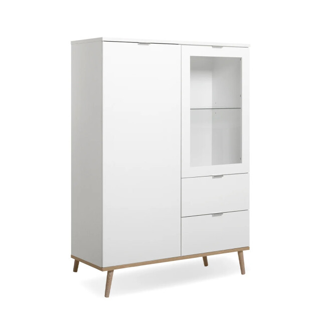 CaliCosy Hoge buffetkast 2 deuren 2 laden h140 cm copenhague 2930228 large